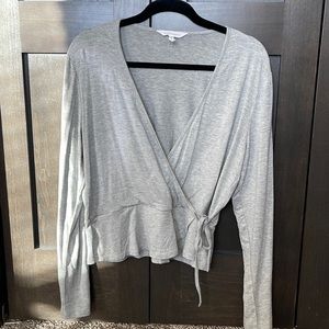 BCBG ballet wrap top